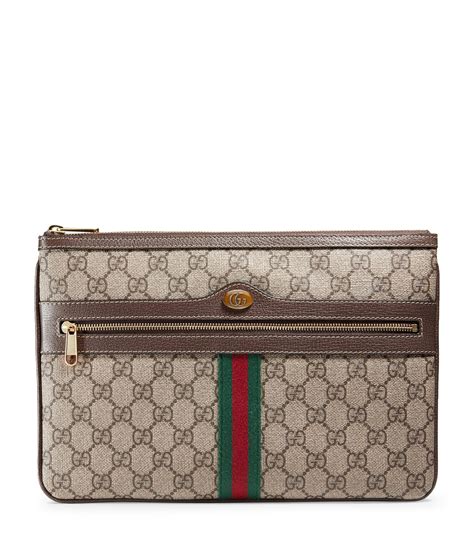 gucci ophidia gg supreme clutch|gucci ophidia transparent.